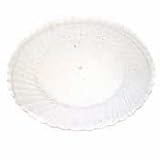 Classicware Plastic Dinner Plates - 7 1/2 Inch Clear Plastic - 72 Count