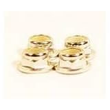 RACERS EDGE 4MM ALUM FLANGED LOCK NUT THIN (4) - RCE10280S by Racers Edge