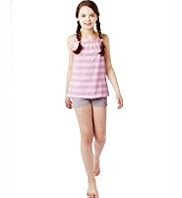 Pure Cotton Spotted & Striped Shortie Pyjamas