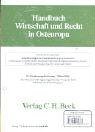 Handbuch Wirtschaft und Recht in Osteuropa (WiRO). 61. Erg&auml;nzungslieferung - am Lager ca. 6 Wochen ab Erscheinen