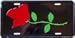 Rose License Plate