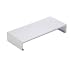 MAT22310 PC Bridge Monitor Stand, Steel, 23-1/8w x 10d x 3-3/4h, Pearl Gray Finish Image