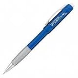 Titanium Mechanical Pencil with Rubber Grip, .7MM Lead, Blue Barrel PAP98811
