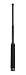 16 Black Steel Expandable Baton W/sheath