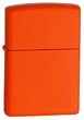 Orange Matte Lighter - Zippo 231, Zippo Lighters Matte