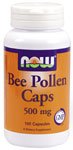 Bee Pollen Caps by NOW Foods - Natural Foods (1000mg - 250 Capsules)