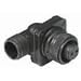 Amphenol Industrial 97-3108A-22-22S Circular Connector Socket, Threaded Coupling, Solder Termination, Angle Plug, Solid Backshell, 22-22 Insert Arrangement, 22 Shell Size, 4 Contacts