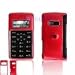 LG enV2 VX-9100 VX9100 SOLID RED SNAP-ON CASE COVER WITH BELT CLIP Image