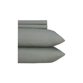 1200 Thread Count Queen Size 4pc Egyptian Bed Sheet Set, Deep Pocket, GRAY