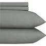 1200 Thread Count QUEEN Size 4pc Egyptian Bed Sheet Set, Deep Pocket, GREY