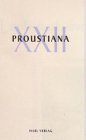 Proustiana - Mitteilungsblatt der Marcel Proust Gesellschaft: Proustiana XXII: Mitteilungen der Marcel Proust Gesellschaft: XXII - Reiner Speck, Rainer Moritz, Michael Magner