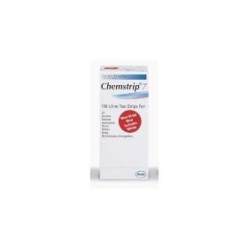 Roche Chemstrip 7 Urine Test Strip - Model 1008552 - Pkg of 100