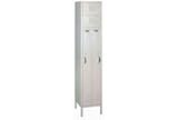 Lyon Locker Two Person 15x18x72 4 Door Ready To Assemble Putty