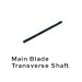 HM-036-Z-11 Walkera DragonFly #36 Main Blade transverse Shaft