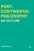 Post-Continental Philosophy: An Outline (Transversals: New Directions in Philosophy)