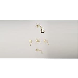 Phylrich D2205_15A - 3Ring Three Handle Tub and Shower Set by Phylrich