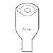 Search : Nu-Hope Laboratories 797235DC Deep Convex Oval A Drainable Pouch Pre-Cut 0.75 x 1.5 Inch - Box of 10