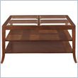 Stanley Furniture Hudson Street Warm Cocoa Square Cocktail Table