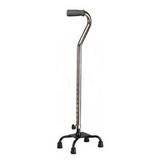 Drive Medical Walking Quad Canes With Small Base Vinyl Contoured Grip Black - 1 ea