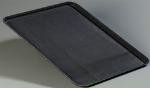 Griptite Serving Tray, 16 in x 22 in, Fiberglass, Non-Skid Surface, Black