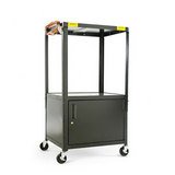 ALERA Adjustable Steel Monitor Cart