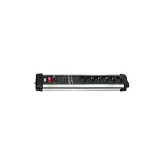 Brennenstuhl Premium Protect Line Steckdosenleiste (6-fach, 3,0 m) schwarz/grau