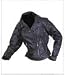LJ657 - Women's Black Leather Motorcycle Jacket