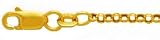 14k Gold Rollo Chain-2.5mm 16 , 18 , 20 or 24 IN