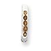 Sterling Silver Citrine Hinged Hoop Earrings