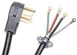 PETRA 90-2064 4-WIRE RANGE CORD; 40A (6 FT)