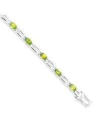 Sterling Silver Peridot Bracelet