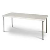 Outdoor Living : Genicom. Endura Economy Molded Folding Table, 48 x 24, Off-White with Bronze Legs 36149ECB1 / SMF36149ECB1
