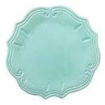 Vietri Incanto Aqua Baroque Dinner Plate-set of 2