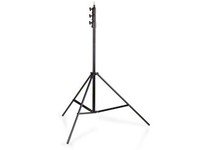 AIR 355 lamp Stand - Light Stand with air Suspension, max. Height 355 cm, 8 kg Load Capacity, Very high and Stable, Aluminium, Light Stand for Photography Studio Outdoor, Black