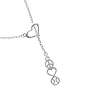Peace - Heart - Softball - Silver Plated Heart Lariat Charm Necklace [Jewelry]