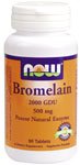 Bromelain by NOW Foods - Digestive Support (500mg - 90 Tablets)