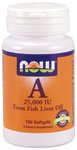 A by NOW Foods - Vitamins (25000 IU - 100 Softgels)