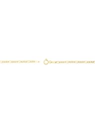 Solid Figaro Chain 14K Gold Yellow Ch23 20 Inch