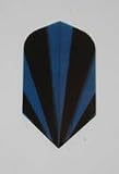 5 Sets - BLUE STRIPES - Hard Poly flights