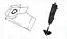 Sac aspirateur ROWENTA, CORDY ZR0004 / RH7081,