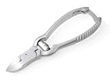 Toenail Stainless Steel Nippers with Barrel Spring. Made in Italy