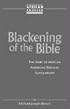 Blackening of the Bible: The Aims of African American Biblical Scholarship (African American Religious Thought and Life)