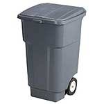 Rubbermaid(R) Square Brute(R) Big Wheel(R) Container, 50 Gallons, Gray