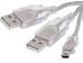 1 Meter USB 2.0 A to 5 Pin Mini B Cable - Auxiliary USB 