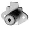 CCL 02066-11/8KD BRASS- PLATED DISC TUMBLER DRAWER LOCK 1-1/8