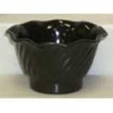 GET Black SAN Plastic Dessert Dish 5oz 4 DZ DD-50-BK