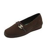 Grasshoppers Jenna | Ladies Slip on Shoes Espresso Stretch Microfiber by Grasshoppers