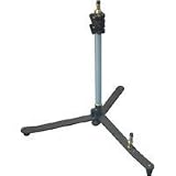 Interfit Photographic Backlight Lightstand with 3 Sections, 2 Risers, Black Base with Chrome Risers, 5/8 Mounting Stud.