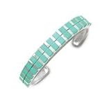 925 Silver & Turquoise Bangle Bracelet