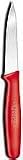 FORSCHNER 24 Piece 3-1/4-inch Straight Paring Knife Set Red Handles Model 46662